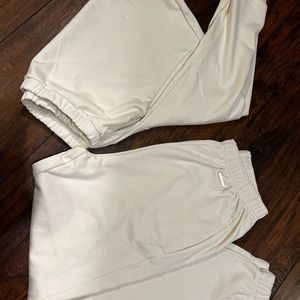 Gymshark Whitney Simmons Cream Jogger Set